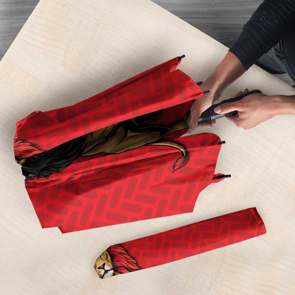 World Football 2026 Belgium Umbrella Belgian Lion Go Champions - Wonder Print Shop