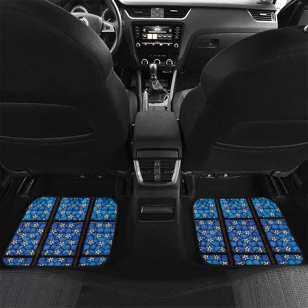 Polish Black Madonna of Czestochowa Car Mats Our Lady of Poland Stained Glass