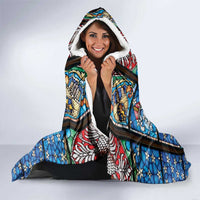 Polish Black Madonna of Czestochowa Hooded Blanket Our Lady of Poland Stained Glass