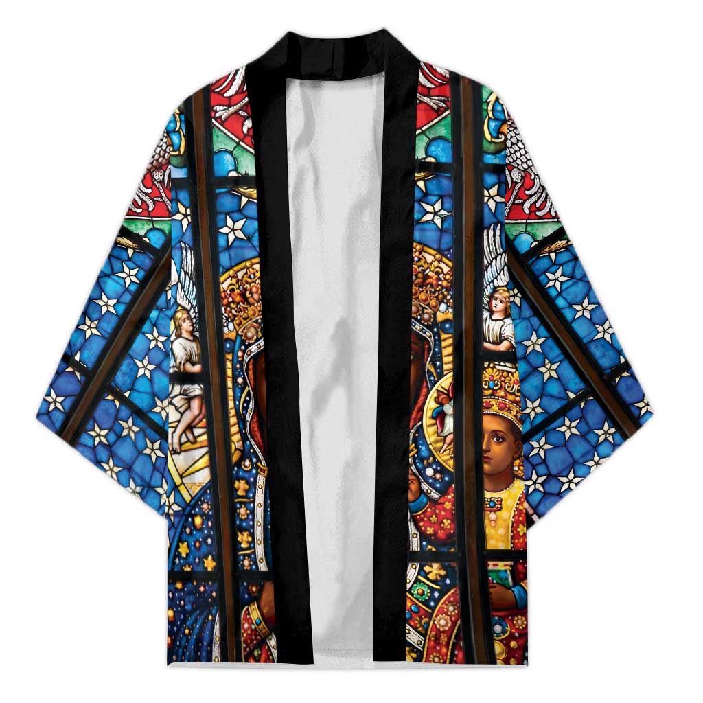 Polish Black Madonna of Czestochowa Kimono Our Lady of Poland Stained Glass
