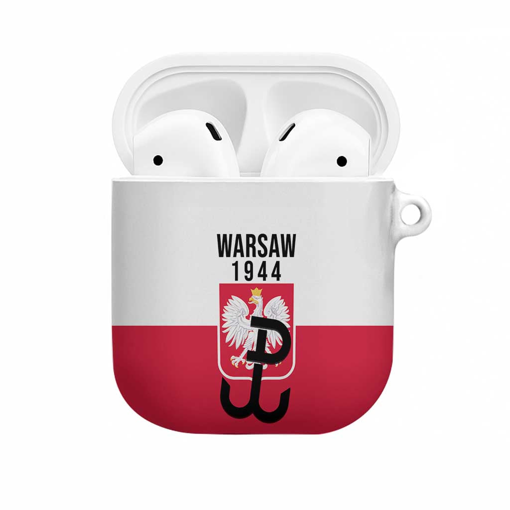 Warsaw Uprising 1944 Poland AirPods Case White Eagle Kotwica Bóg Honor Ojczyzna