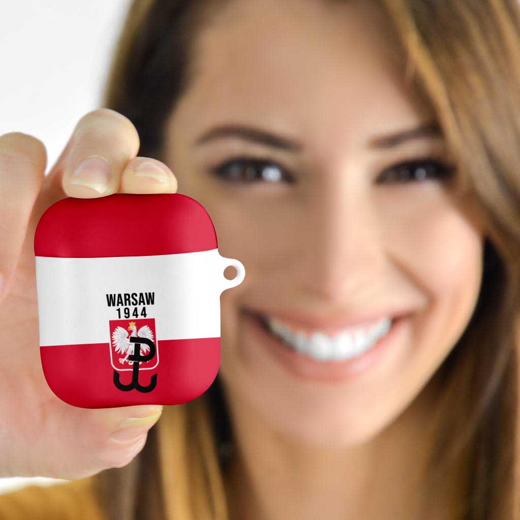 Warsaw Uprising 1944 Poland AirPods Case White Eagle Kotwica Bóg Honor Ojczyzna