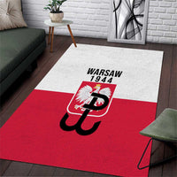 Warsaw Uprising 1944 Poland Area Rug White Eagle Kotwica Bóg Honor Ojczyzna