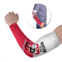 Personalized Warsaw Uprising 1944 Poland Arm Sleeves White Eagle Kotwica Bóg Honor Ojczyzna