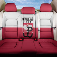 Warsaw Uprising 1944 Poland Back Car Seat Cover White Eagle Kotwica Bóg Honor Ojczyzna