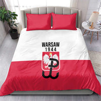 Warsaw Uprising 1944 Poland Bedding Set White Eagle Kotwica Bóg Honor Ojczyzna
