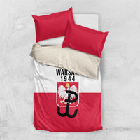 Warsaw Uprising 1944 Poland Bedding Set White Eagle Kotwica Bóg Honor Ojczyzna