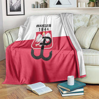 Warsaw Uprising 1944 Poland Blanket White Eagle Kotwica Bóg Honor Ojczyzna