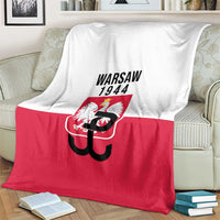 Warsaw Uprising 1944 Poland Blanket White Eagle Kotwica Bóg Honor Ojczyzna