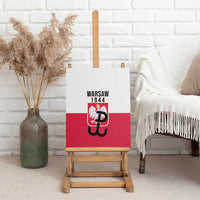 Warsaw Uprising 1944 Poland Canvas Wall Art White Eagle Kotwica Bóg Honor Ojczyzna