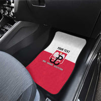 Personalized Warsaw Uprising 1944 Poland Car Mats White Eagle Kotwica Bóg Honor Ojczyzna