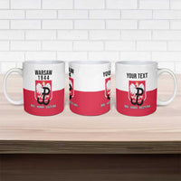 Personalized Warsaw Uprising 1944 Poland Ceramic Mug White Eagle Kotwica Bóg Honor Ojczyzna