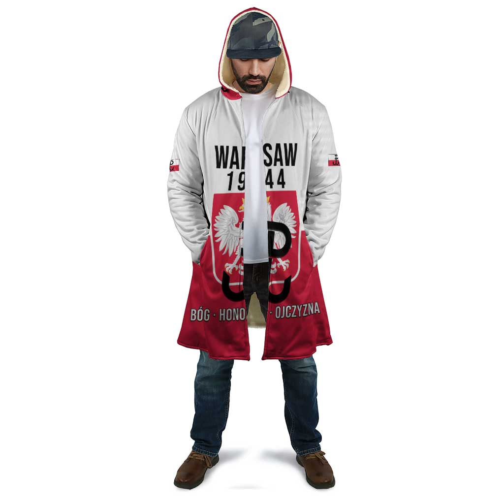 Personalized Warsaw Uprising 1944 Poland Cloak White Eagle Kotwica Bóg Honor Ojczyzna