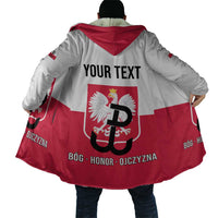 Personalized Warsaw Uprising 1944 Poland Cloak White Eagle Kotwica Bóg Honor Ojczyzna
