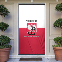 Personalized Warsaw Uprising 1944 Poland Door Cover White Eagle Kotwica Bóg Honor Ojczyzna