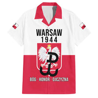 Personalized Warsaw Uprising 1944 Poland Family Matching Puletasi and Hawaiian Shirt White Eagle Kotwica Bóg Honor Ojczyzna