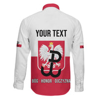 Personalized Warsaw Uprising 1944 Poland Family Matching Short Sleeve Bodycon Dress and Hawaiian Shirt White Eagle Kotwica Bóg Honor Ojczyzna