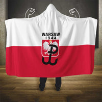 Warsaw Uprising 1944 Poland Hooded Blanket White Eagle Kotwica Bóg Honor Ojczyzna