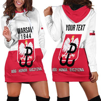 Personalized Warsaw Uprising 1944 Poland Hoodie Dress White Eagle Kotwica Bóg Honor Ojczyzna
