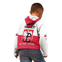 Personalized Warsaw Uprising 1944 Poland Kid Hoodie White Eagle Kotwica Bóg Honor Ojczyzna