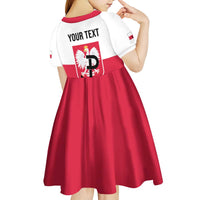 Personalized Warsaw Uprising 1944 Poland Kid Short Sleeve Dress White Eagle Kotwica Bóg Honor Ojczyzna