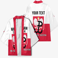Personalized Warsaw Uprising 1944 Poland Kimono White Eagle Kotwica Bóg Honor Ojczyzna