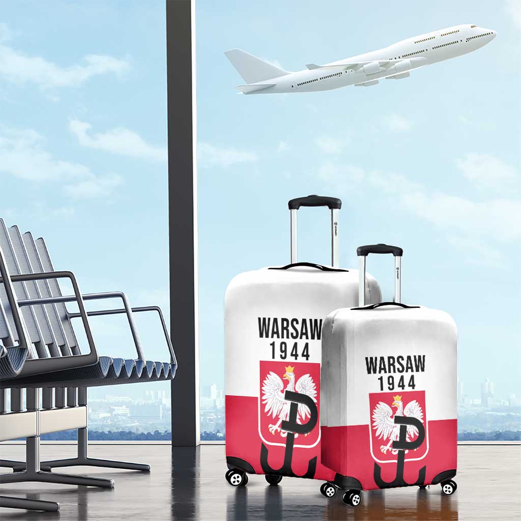 Warsaw Uprising 1944 Poland Luggage Cover White Eagle Kotwica Bóg Honor Ojczyzna