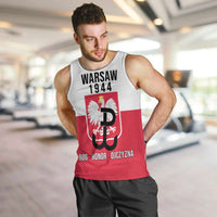 Personalized Warsaw Uprising 1944 Poland Men Tank Top White Eagle Kotwica Bóg Honor Ojczyzna