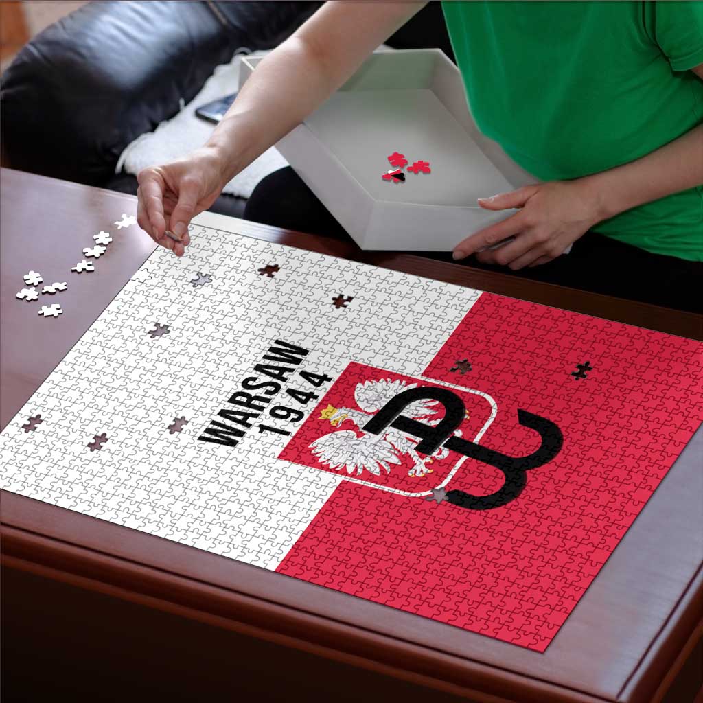 Warsaw Uprising 1944 Poland Puzzle White Eagle Kotwica Bóg Honor Ojczyzna