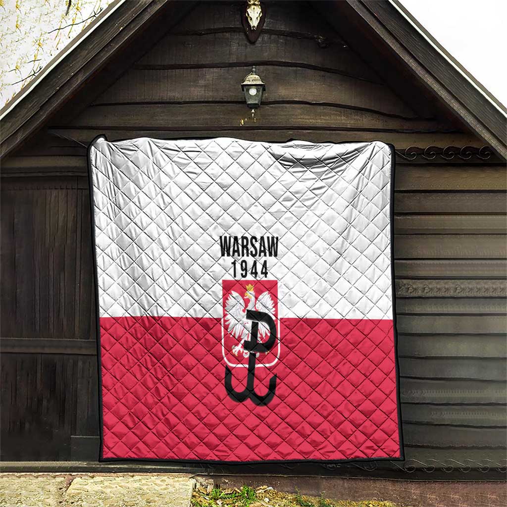 Warsaw Uprising 1944 Poland Quilt White Eagle Kotwica Bóg Honor Ojczyzna