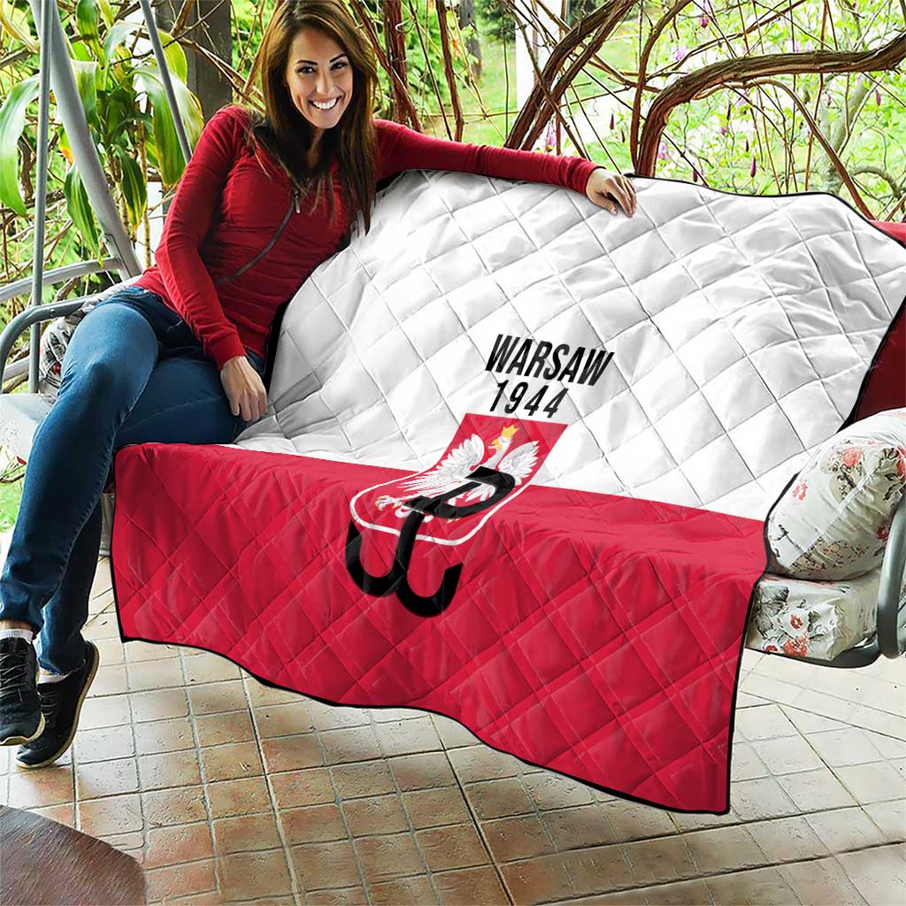 Warsaw Uprising 1944 Poland Quilt White Eagle Kotwica Bóg Honor Ojczyzna