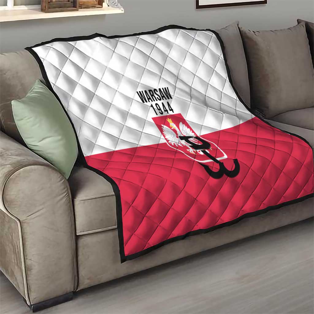 Warsaw Uprising 1944 Poland Quilt White Eagle Kotwica Bóg Honor Ojczyzna
