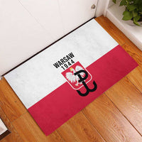 Warsaw Uprising 1944 Poland Rubber Doormat White Eagle Kotwica Bóg Honor Ojczyzna