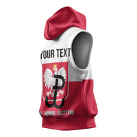 Personalized Warsaw Uprising 1944 Poland Sleeveless Hoodie White Eagle Kotwica Bóg Honor Ojczyzna