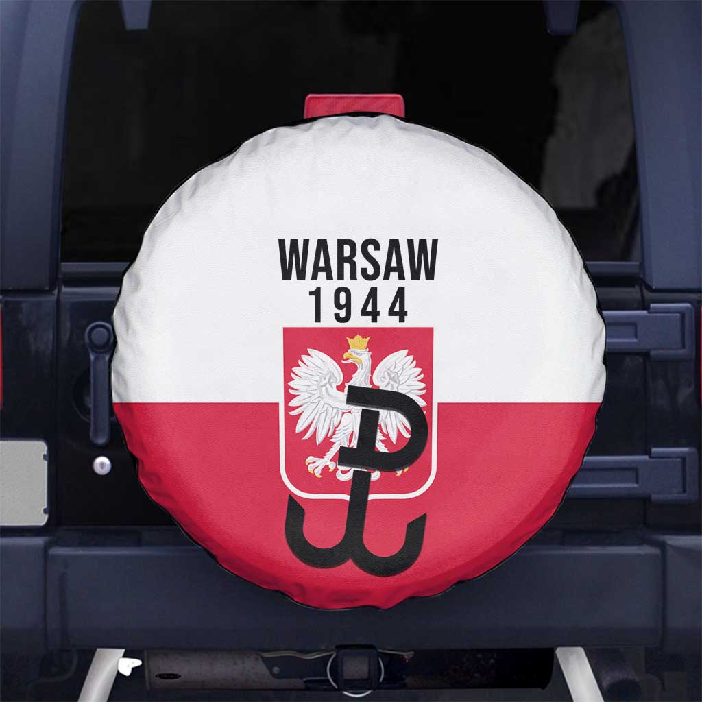 Warsaw Uprising 1944 Poland Spare Tire Cover White Eagle Kotwica Bóg Honor Ojczyzna