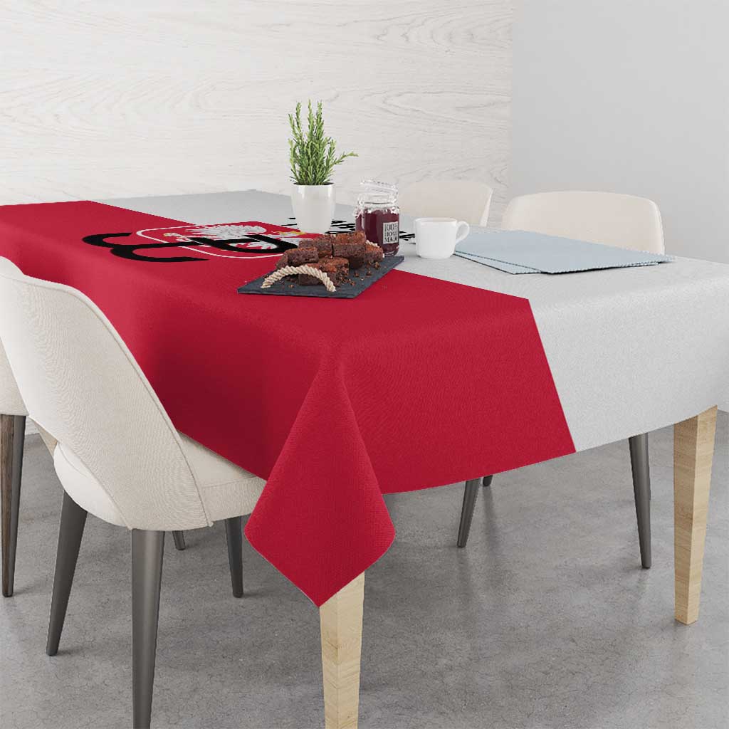 Warsaw Uprising 1944 Poland Tablecloth White Eagle Kotwica Bóg Honor Ojczyzna