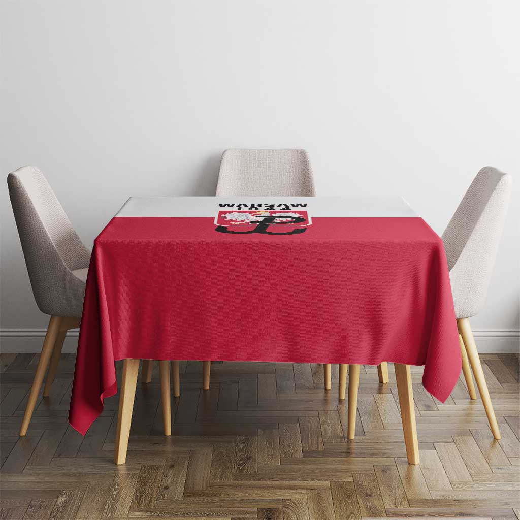 Warsaw Uprising 1944 Poland Tablecloth White Eagle Kotwica Bóg Honor Ojczyzna