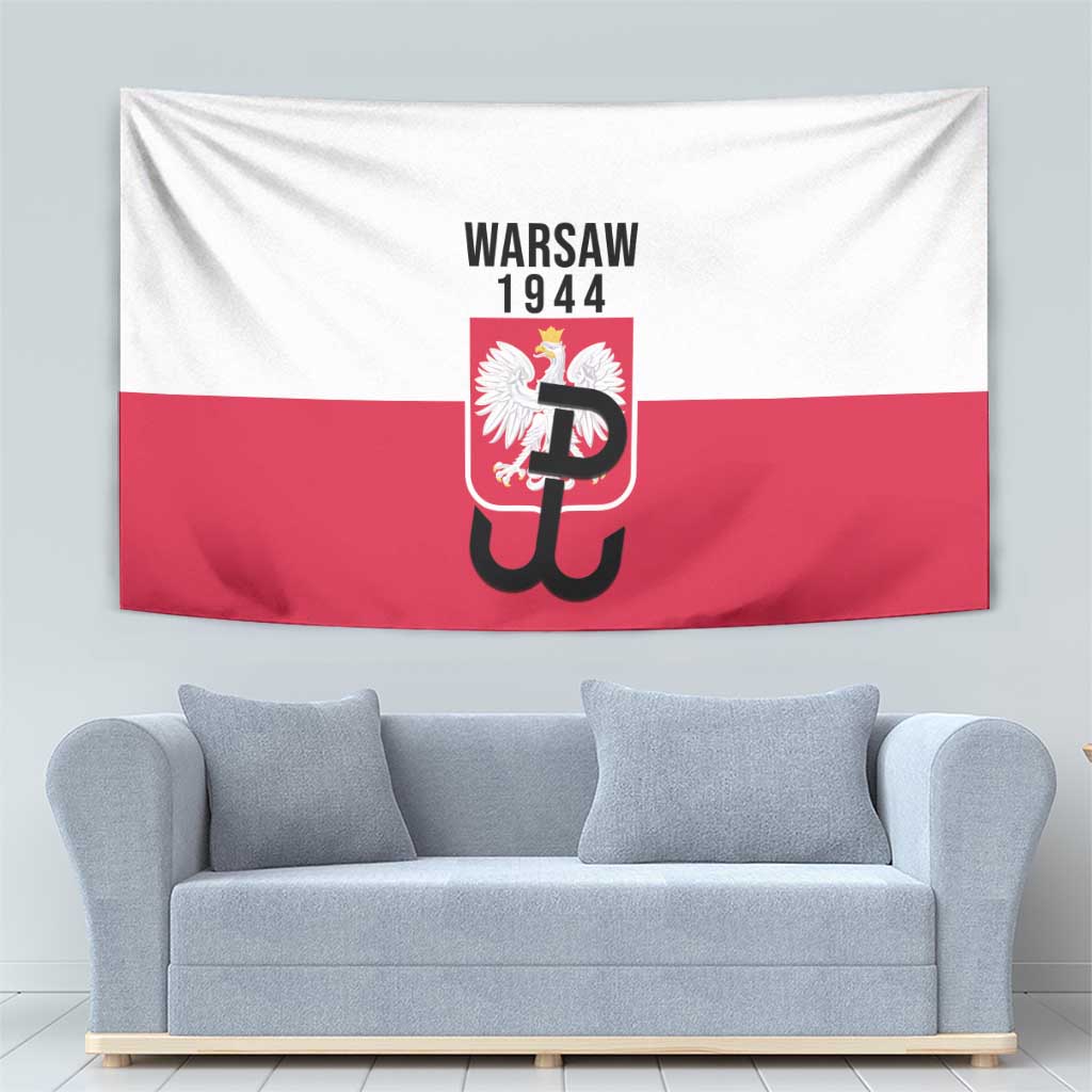 Warsaw Uprising 1944 Poland Tapestry White Eagle Kotwica Bóg Honor Ojczyzna