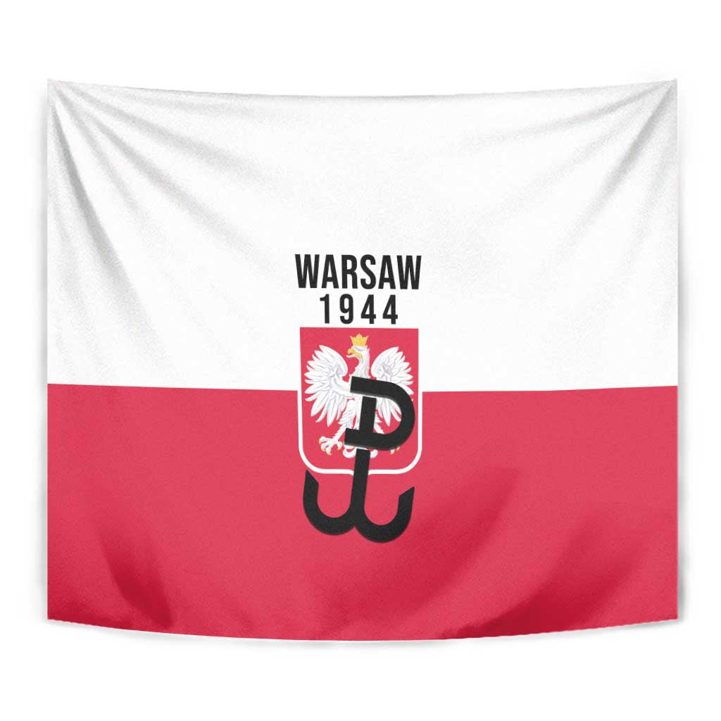 Warsaw Uprising 1944 Poland Tapestry White Eagle Kotwica Bóg Honor Ojczyzna