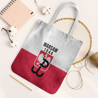 Warsaw Uprising 1944 Poland Tote Bag White Eagle Kotwica Bóg Honor Ojczyzna