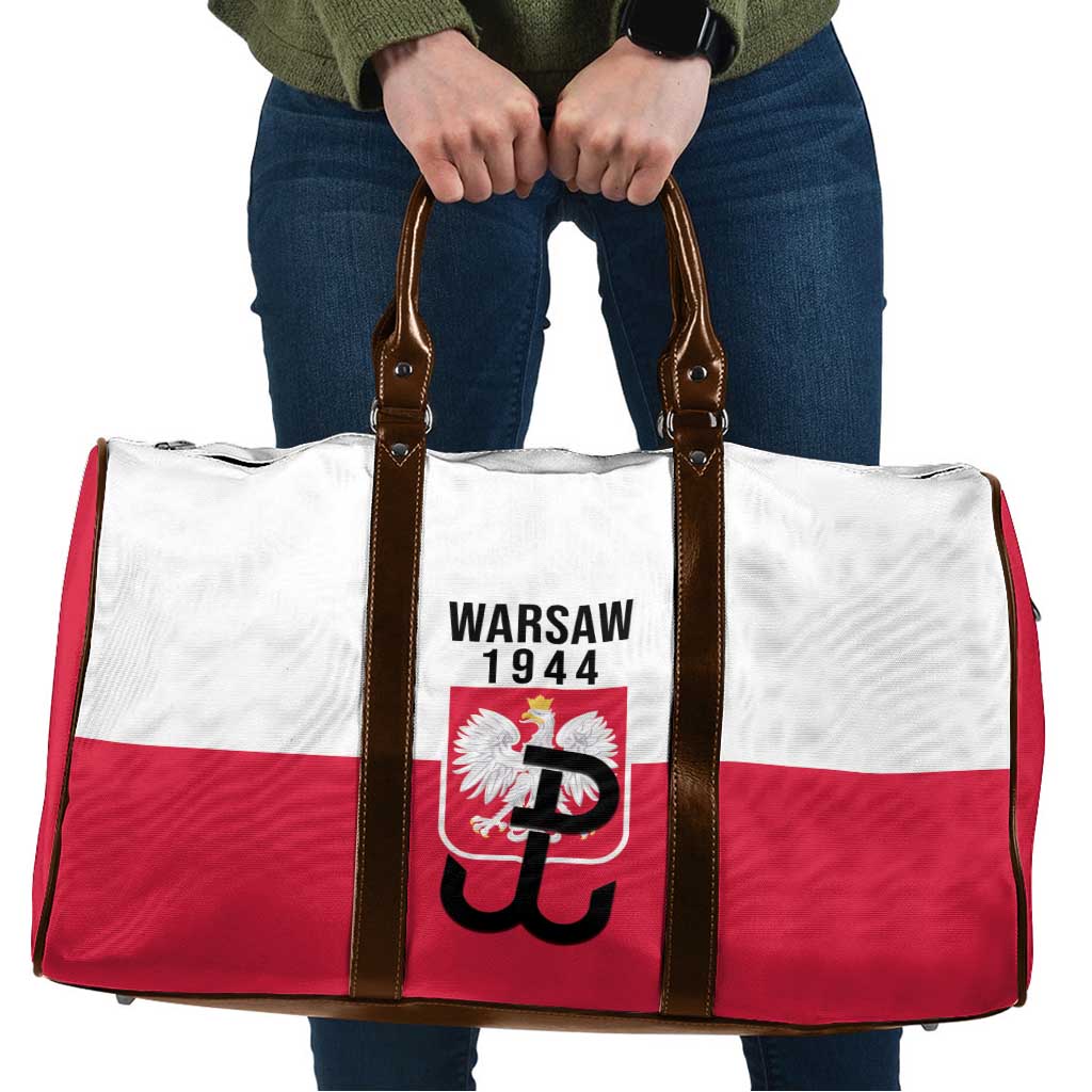 Warsaw Uprising 1944 Poland Travel Bag White Eagle Kotwica Bóg Honor Ojczyzna