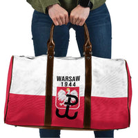 Warsaw Uprising 1944 Poland Travel Bag White Eagle Kotwica Bóg Honor Ojczyzna