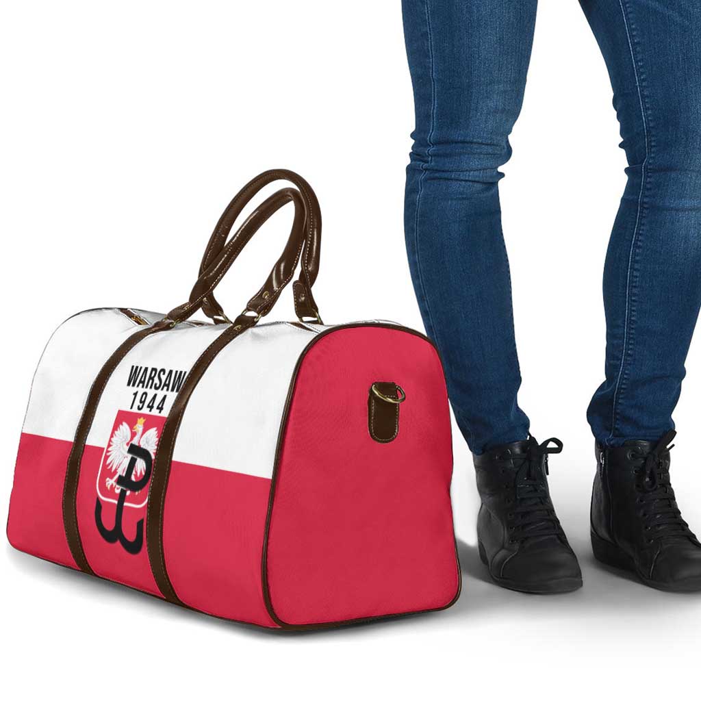 Warsaw Uprising 1944 Poland Travel Bag White Eagle Kotwica Bóg Honor Ojczyzna