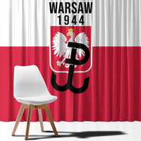 Warsaw Uprising 1944 Poland Window Curtain White Eagle Kotwica Bóg Honor Ojczyzna