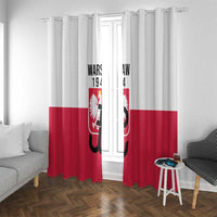 Warsaw Uprising 1944 Poland Window Curtain White Eagle Kotwica Bóg Honor Ojczyzna