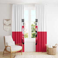 Warsaw Uprising 1944 Poland Window Curtain White Eagle Kotwica Bóg Honor Ojczyzna