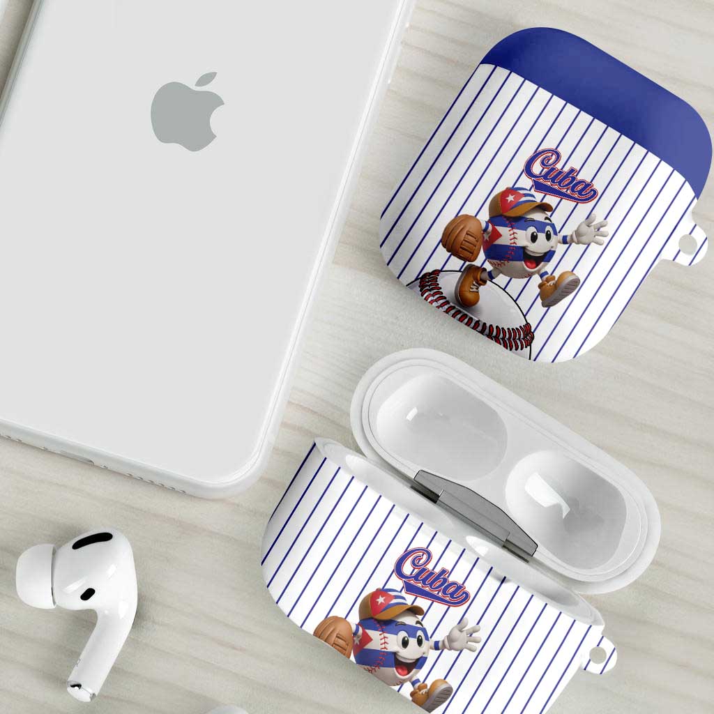 Cuba Baseball AirPods Case Cuban Flag Mascot Design