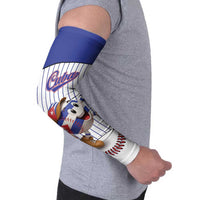 Cuba Baseball Custom Arm Sleeves Cuban Flag Mascot Design