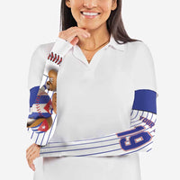 Cuba Baseball Custom Arm Sleeves Cuban Flag Mascot Design