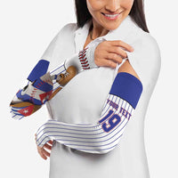Cuba Baseball Custom Arm Sleeves Cuban Flag Mascot Design